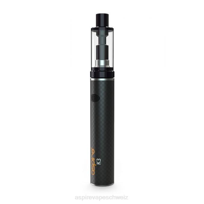 02D8E108 Aspire k3-Kit Aspire vape pen Schwarz