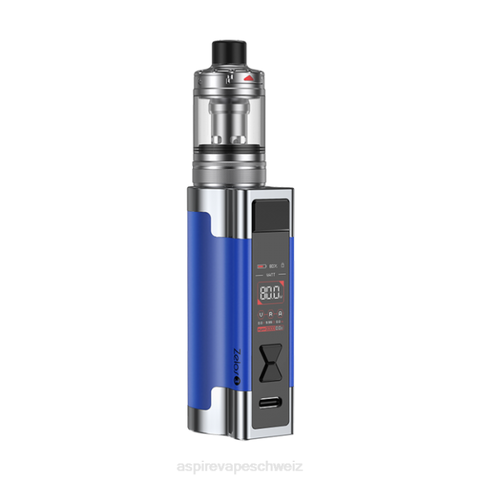 02D8E94 Aspire Zelos 3 Bausatz Aspire vape pod Blau