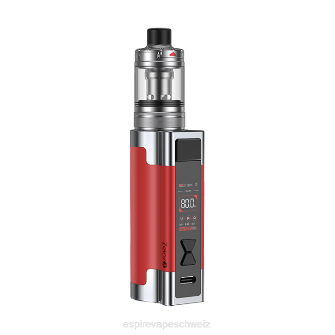 02D8E96 Aspire Zelos 3 Bausatz Aspire vape anleitung Rot