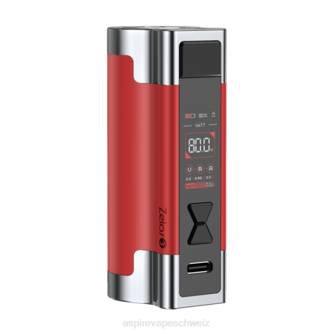 02D8E196 Aspire Zelos 3 mod Aspire vape anleitung Rot